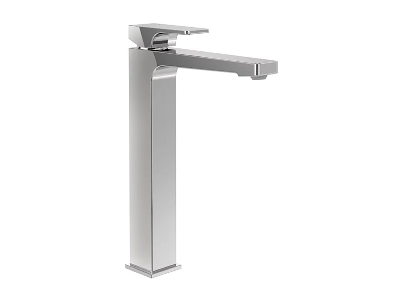 Mitigeur lavabo surélevé VILLEROY ET BOCH Architectura Square avec vidage Push Open Chrome