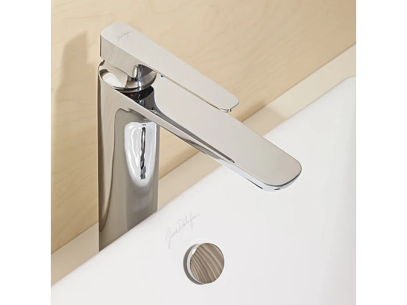 Mitigeur lavabo haut JACOB DELAFON Aleo+ sans vidage + nettoyant Briochin