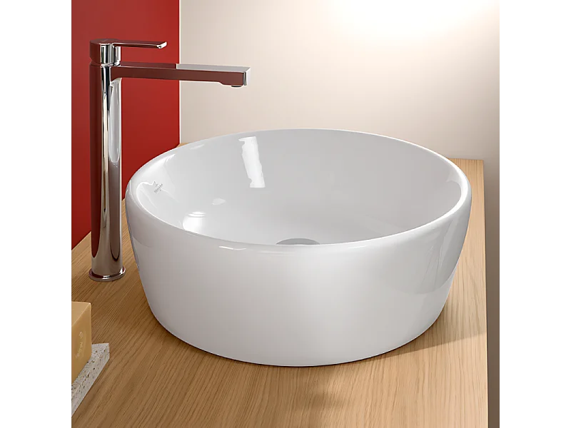 Mitigeur lavabo surélevé VILLEROY ET BOCH Architectura avec vidage Push Open chrome