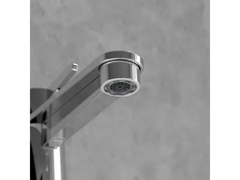 Mitigeur lavabo VILLEROY ET BOCH Conum ouverture dessus avec tirette Chrome Or brossé