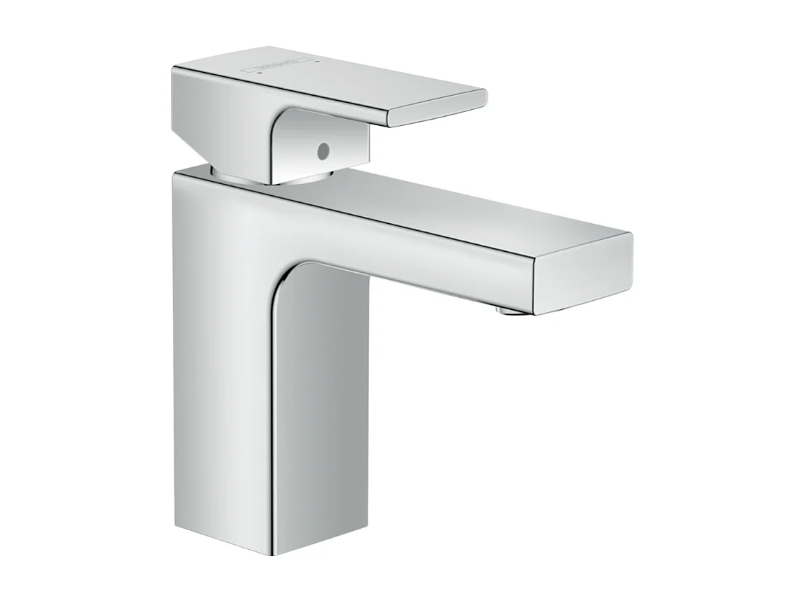 HANSGROHE Vernis Shape 100 Mezclador de lavabo cromado con desagüe y desagüe sintético