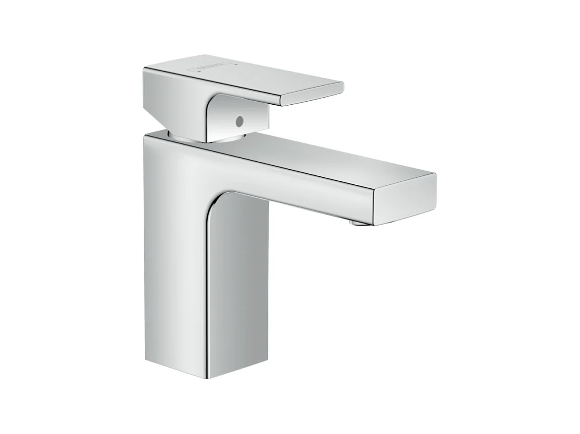 Mitigeur lavabo HANSGROHE Vernis Shape 100 Chromé avec tirette et vidage synthétique