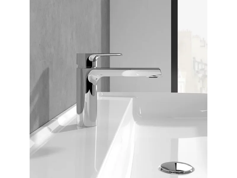 Mitigeur lavabo VILLEROY ET BOCH Liberty L avec tirette Chrome