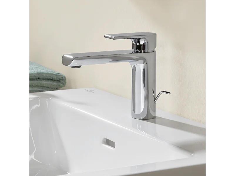 Mitigeur lavabo VILLEROY ET BOCH Liberty L avec tirette Chrome