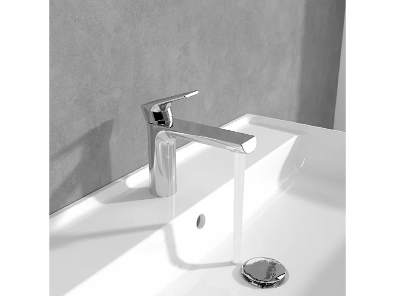 Mitigeur lavabo VILLEROY ET BOCH Liberty L avec tirette Chrome