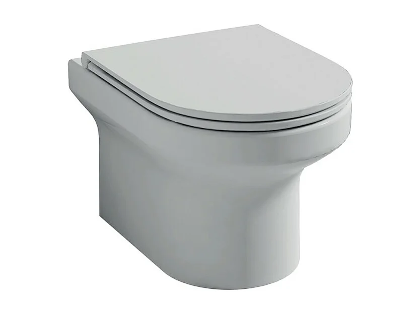 WC suspendu sans bride  JACOB DELAFON Elite abattant extraplat