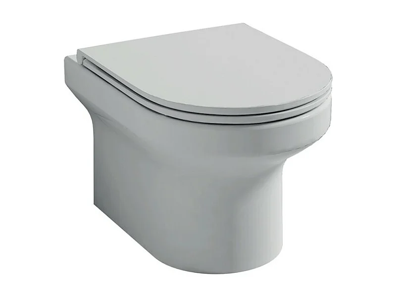 WC suspendu sans bride  JACOB DELAFON Elite abattant extraplat