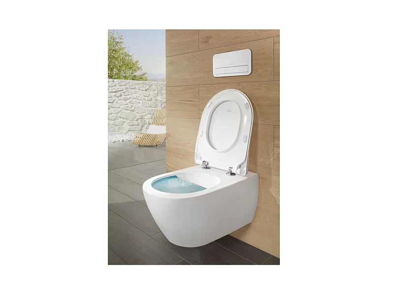 WC suspendu sans bride VILLEROY ET BOCH Subway 2.0 + abattant