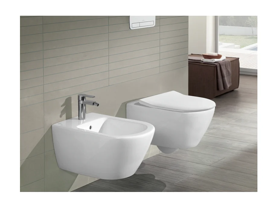 WC suspendu sans bride VILLEROY ET BOCH Subway 2.0 + abattant