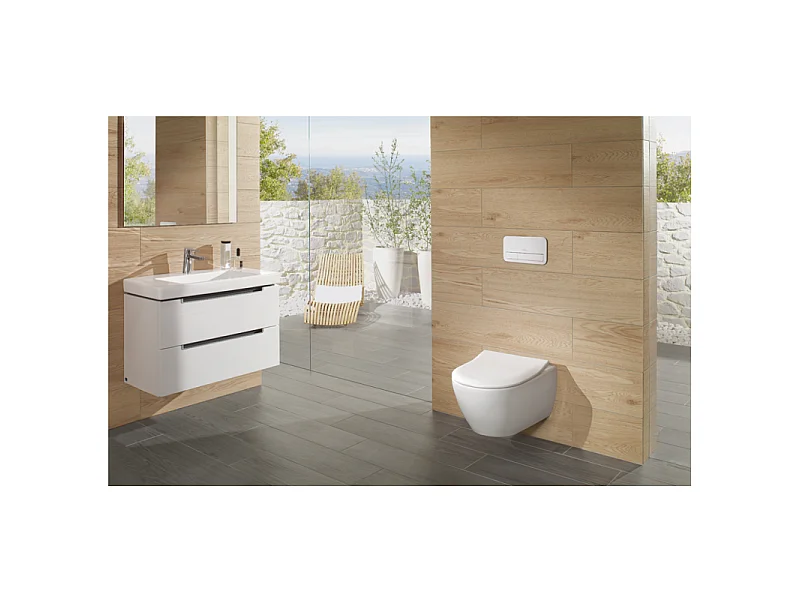 WC suspendu sans bride VILLEROY ET BOCH Subway 2.0 + abattant