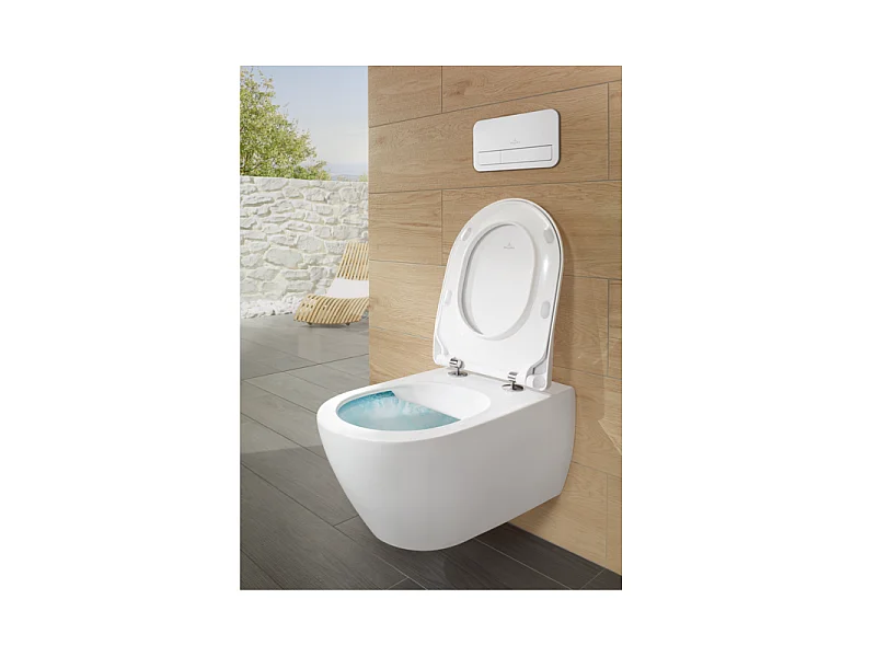 WC suspendu sans bride VILLEROY ET BOCH Subway 2.0 + abattant