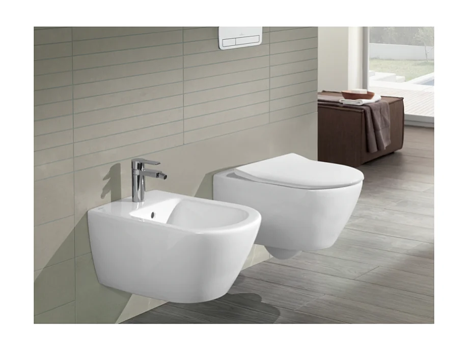 WC suspendu sans bride VILLEROY ET BOCH Subway 2.0 + abattant