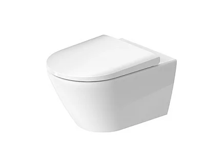 WC suspendu sans bride DURAVIT D-Neo avec abattant frein de chute