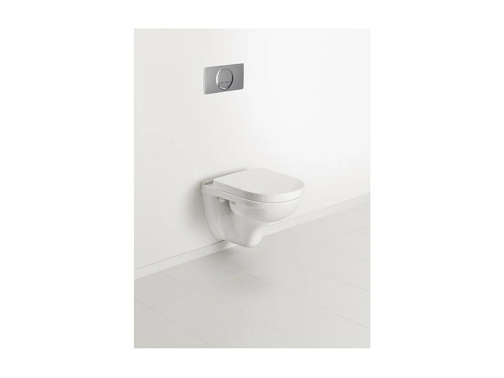 WC suspendu compact sans bride O.novo VILLEROY ET BOCH 36 x 49 cm + abattant