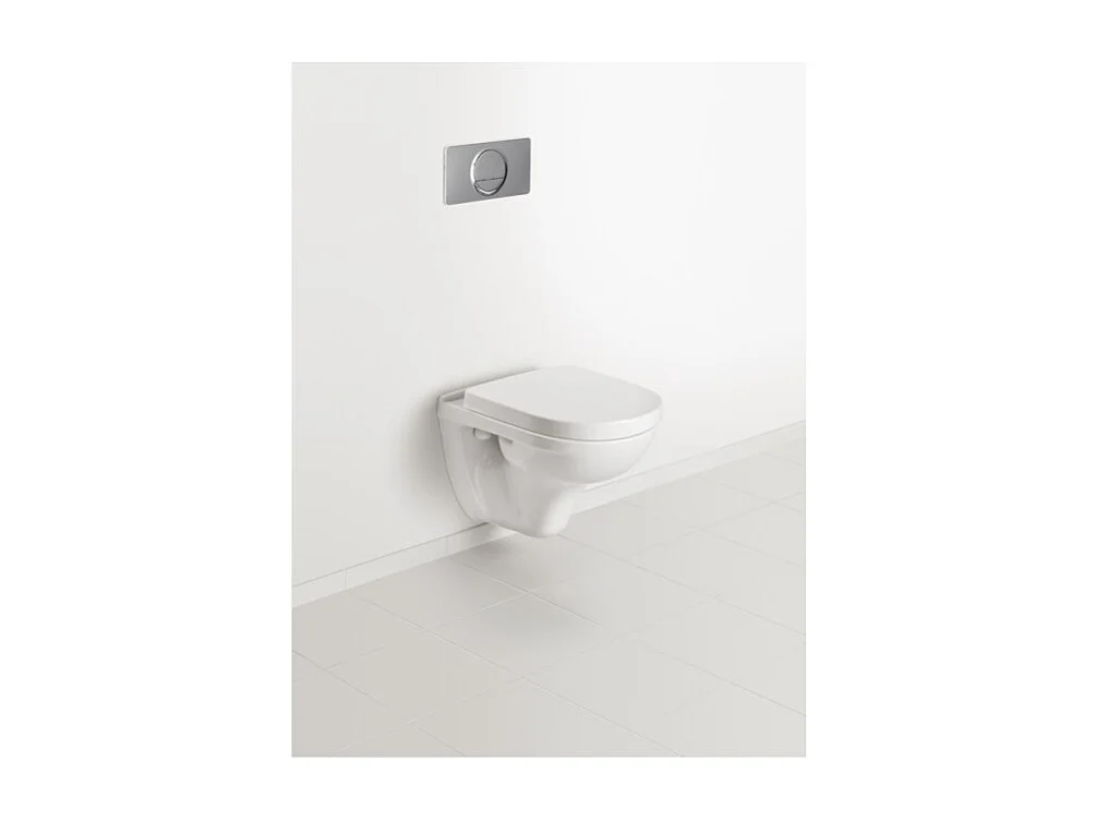 WC suspendu compact sans bride O.novo VILLEROY ET BOCH 36 x 49 cm + abattant