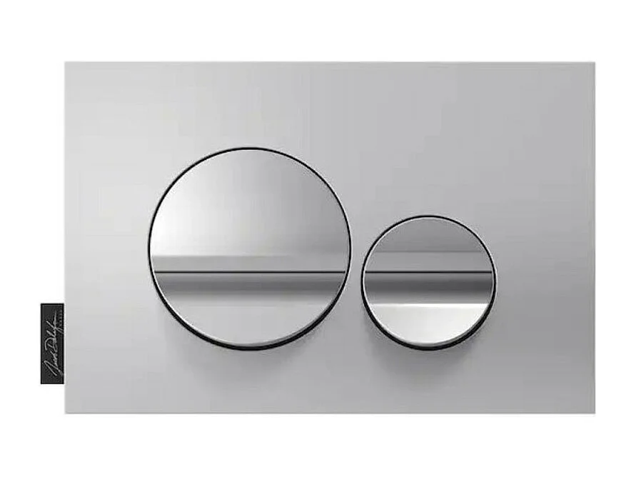 Pack WC suspendu sans bride  JACOB DELAFON Elite + bâti-support + plaque Chrome brillant/Chrome mat