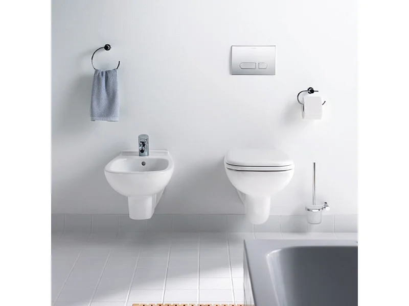 Cuvette WC suspendu DURAVIT D-Code avec abattant