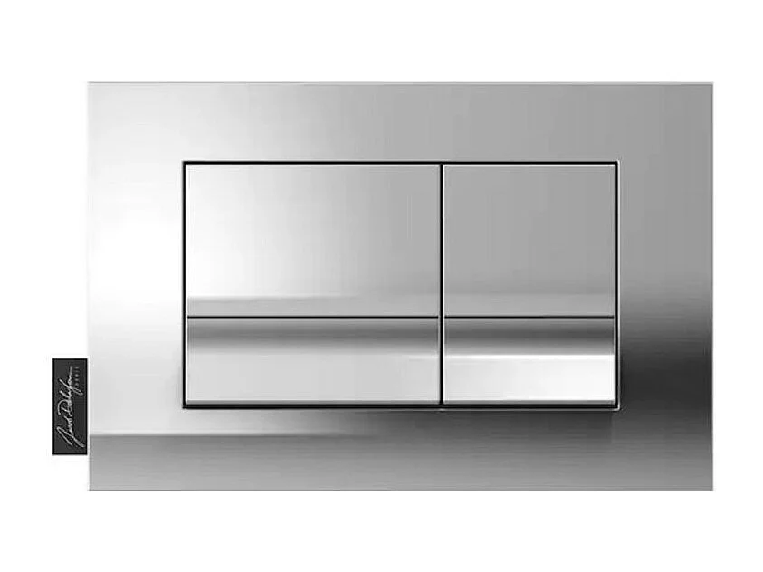 Pack WC suspendu sans bride JACOB DELAFON Struktura+ bâti-support + plaque Chrome