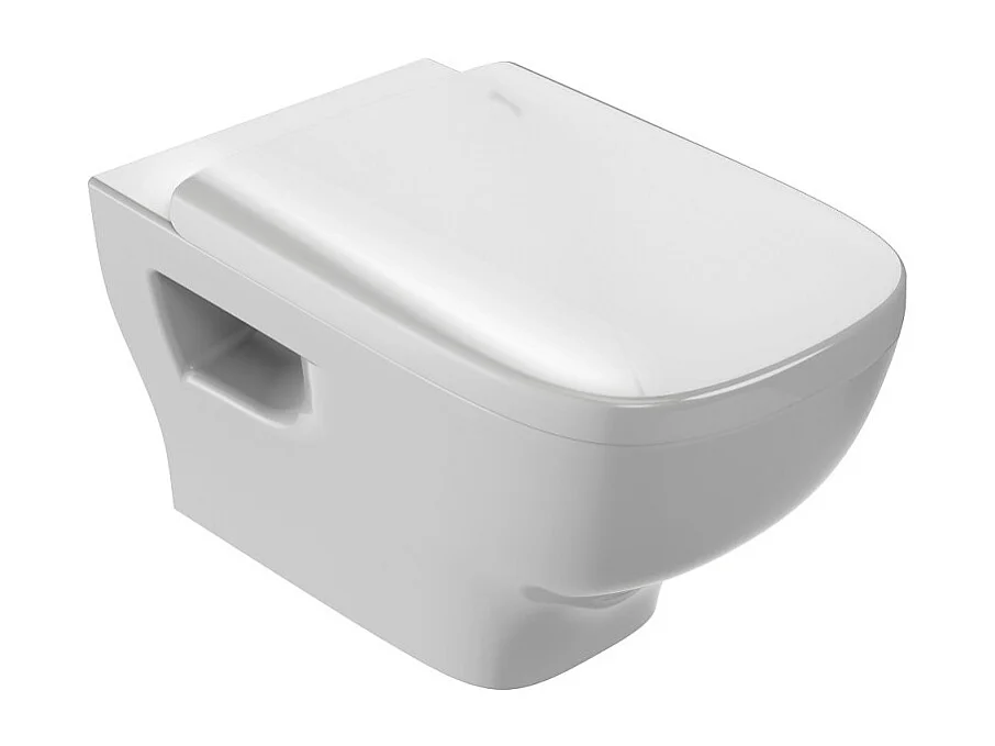 WC suspendu sans bride JACOB DELAFON Struktura + abattant standard