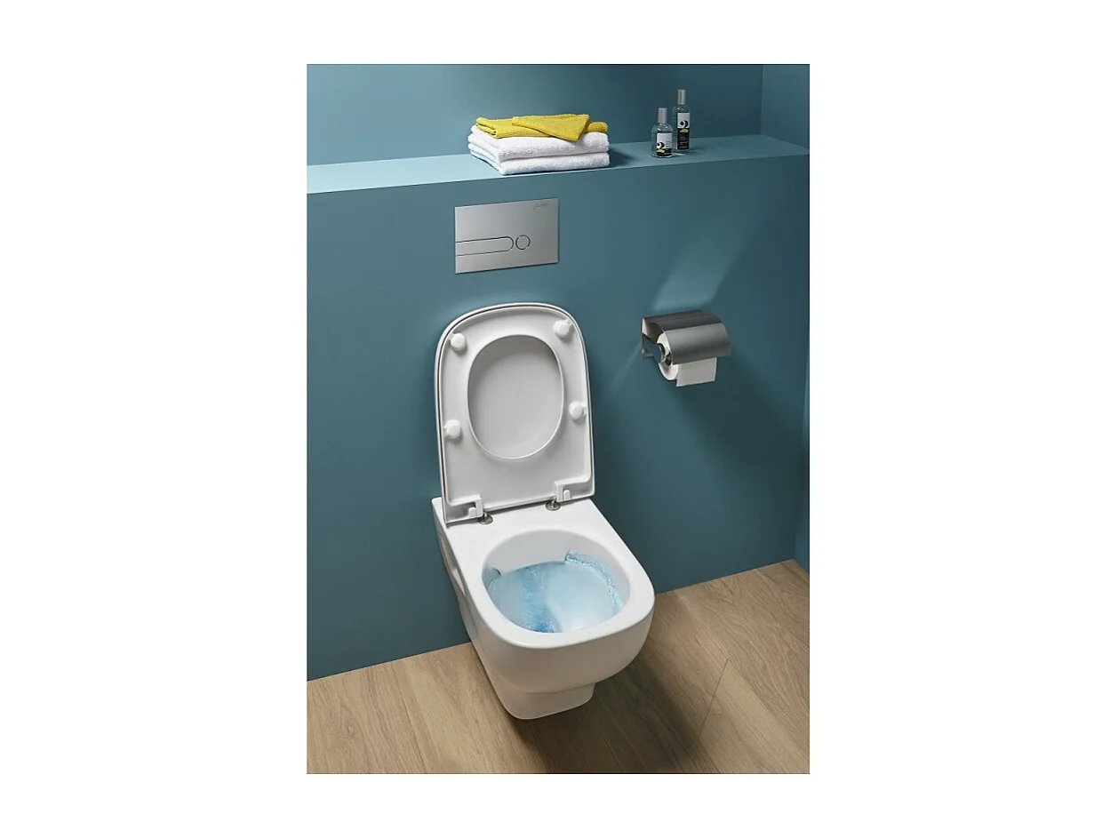 WC suspendu sans bride JACOB DELAFON Struktura + abattant standard