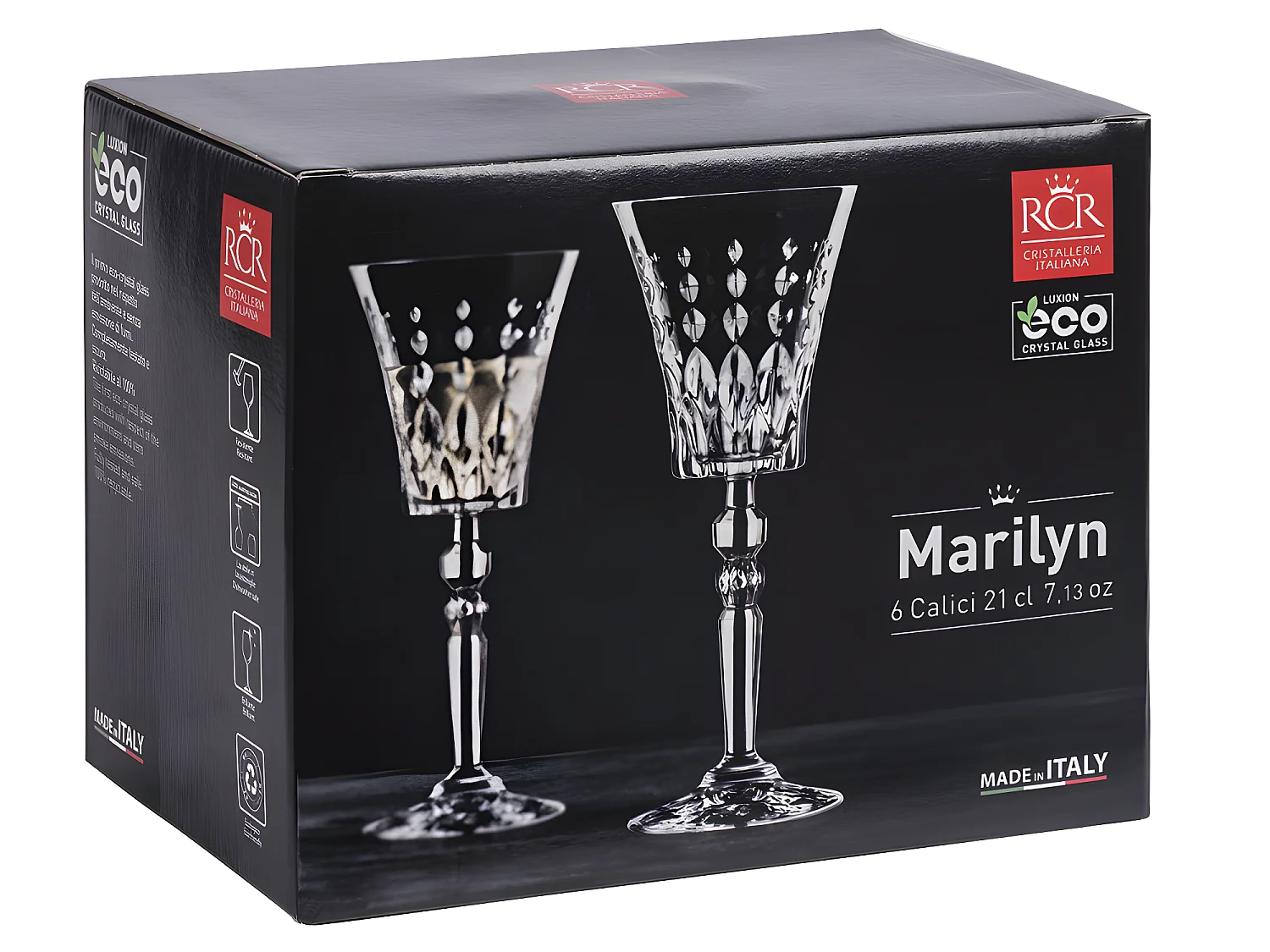 Verre à pied Marilyn 21 cl (lot de 6)