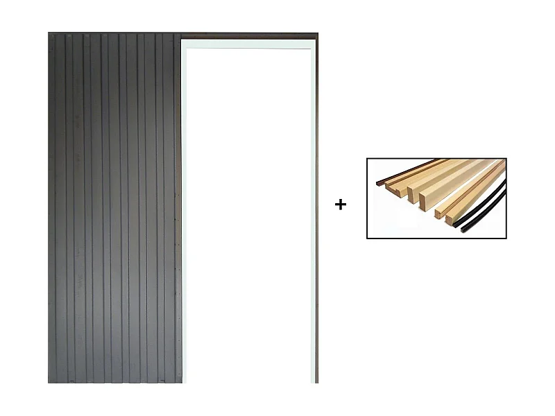 Systeme A  Galandage + Kit De Finitions Pour Porte En 83 Gd Menuiseries