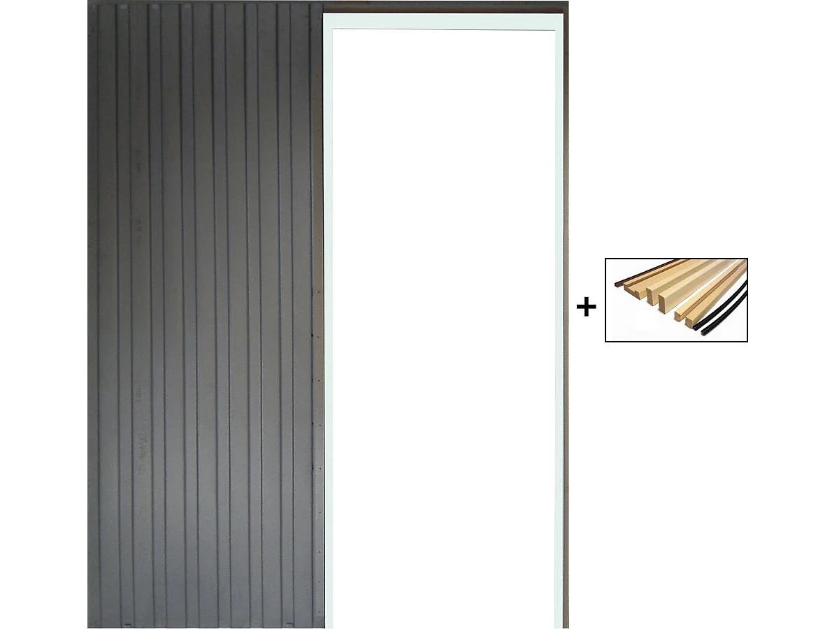 Galandaje, Kit de Acabados para Puerta de 73 cm GD MENUISERIES sin manilla