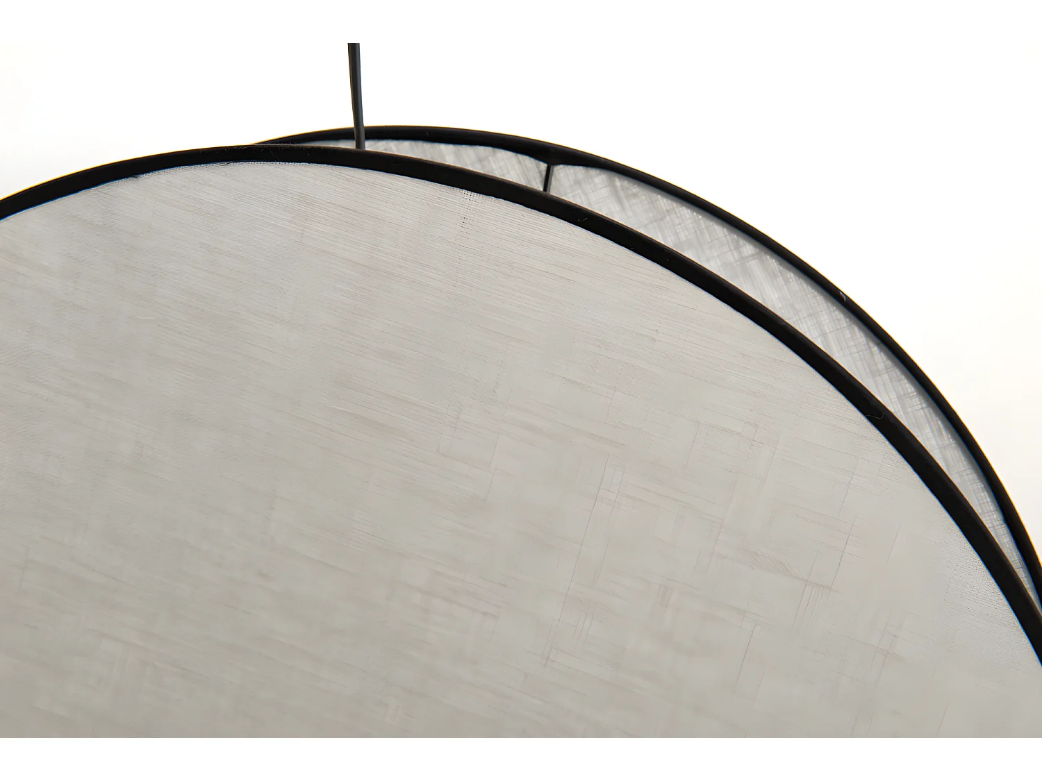 Suspension abat jour Luna gris perle 49 cm E27 40W
