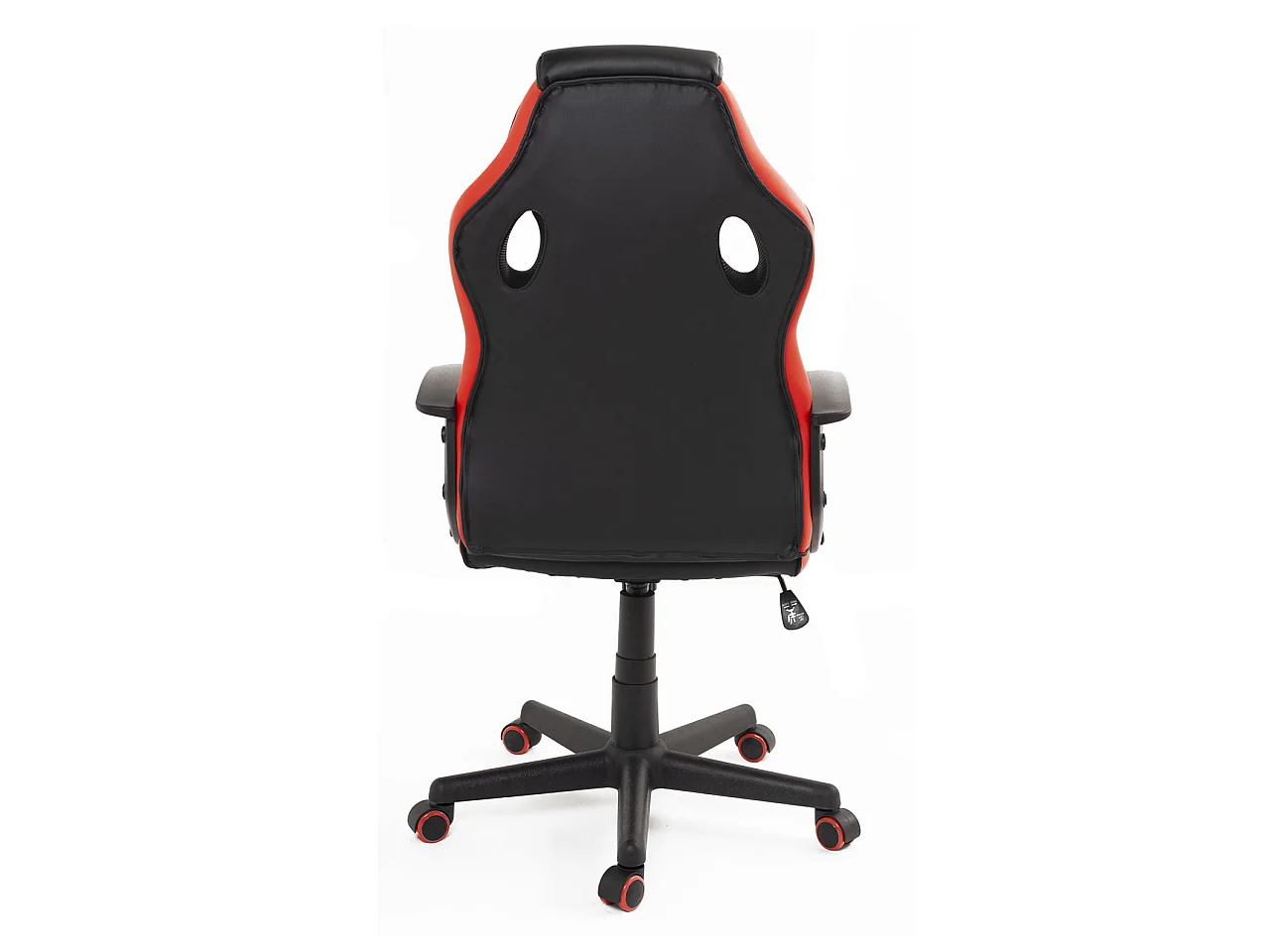 Chaise gaming SENA, Style racing, dossier inclinable, pivotant (noir rouge)