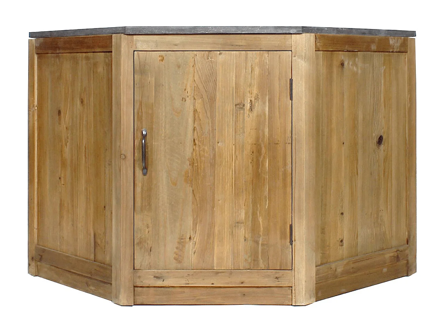 Meuble bas de cuisine en angle Champêtre