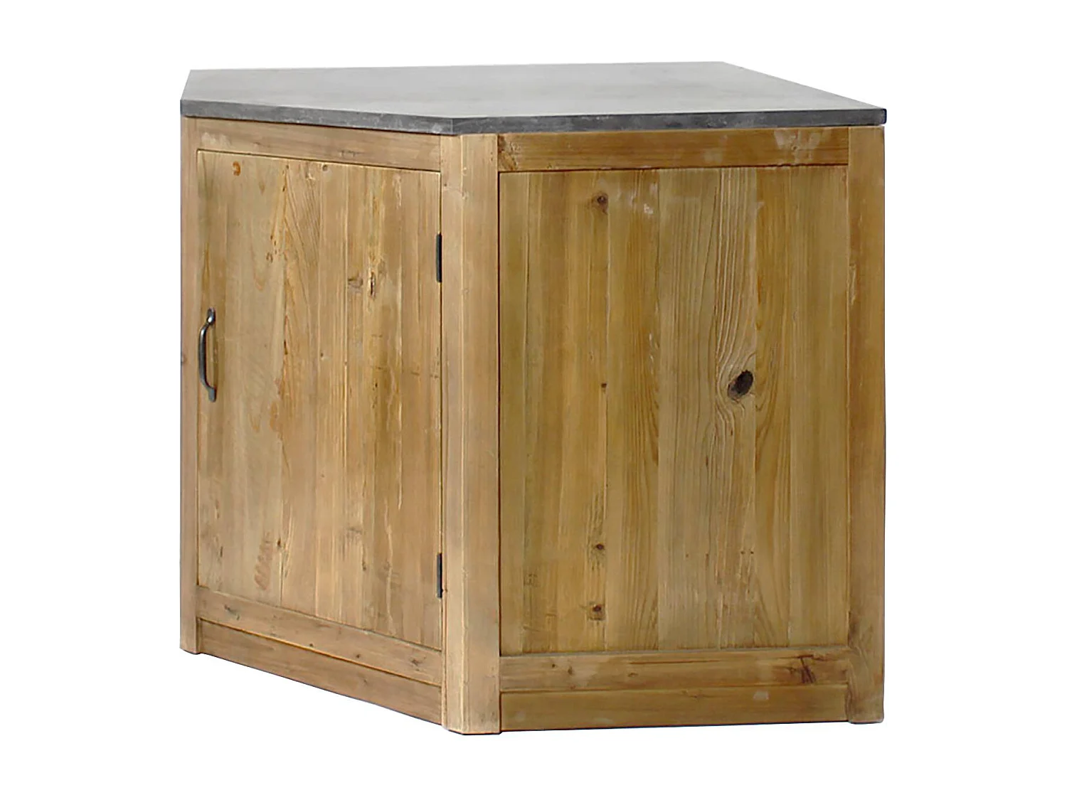 Meuble bas de cuisine en angle Champêtre