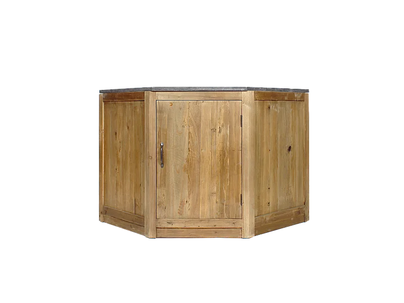 Meuble bas de cuisine en angle Champêtre