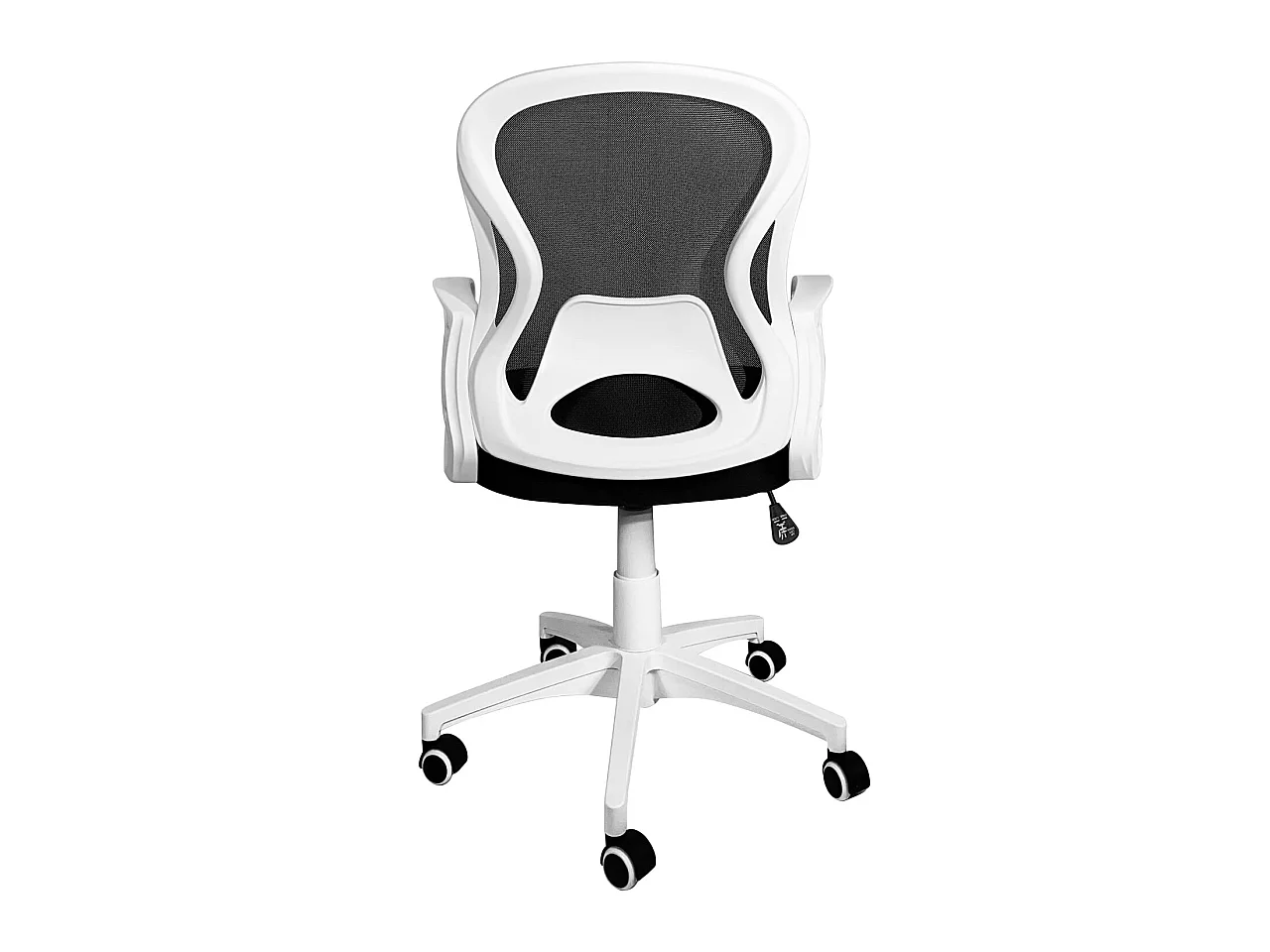 Silla de oficina ergonómica, asiento de malla reclinable, soporte lumbar, altura ajustable, giratorio, ruedas suaves FEST
