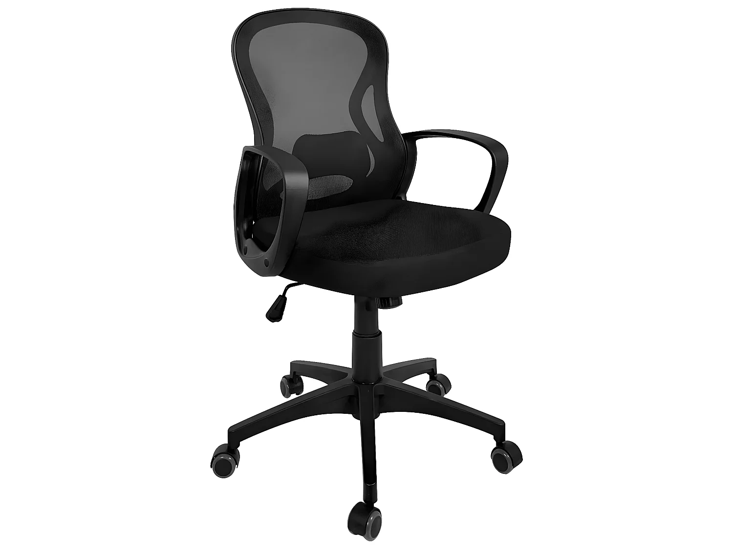 Chaise bureau ergonomique siège basculant renfort lombaire hauteur réglable pivotant FEST (noir)