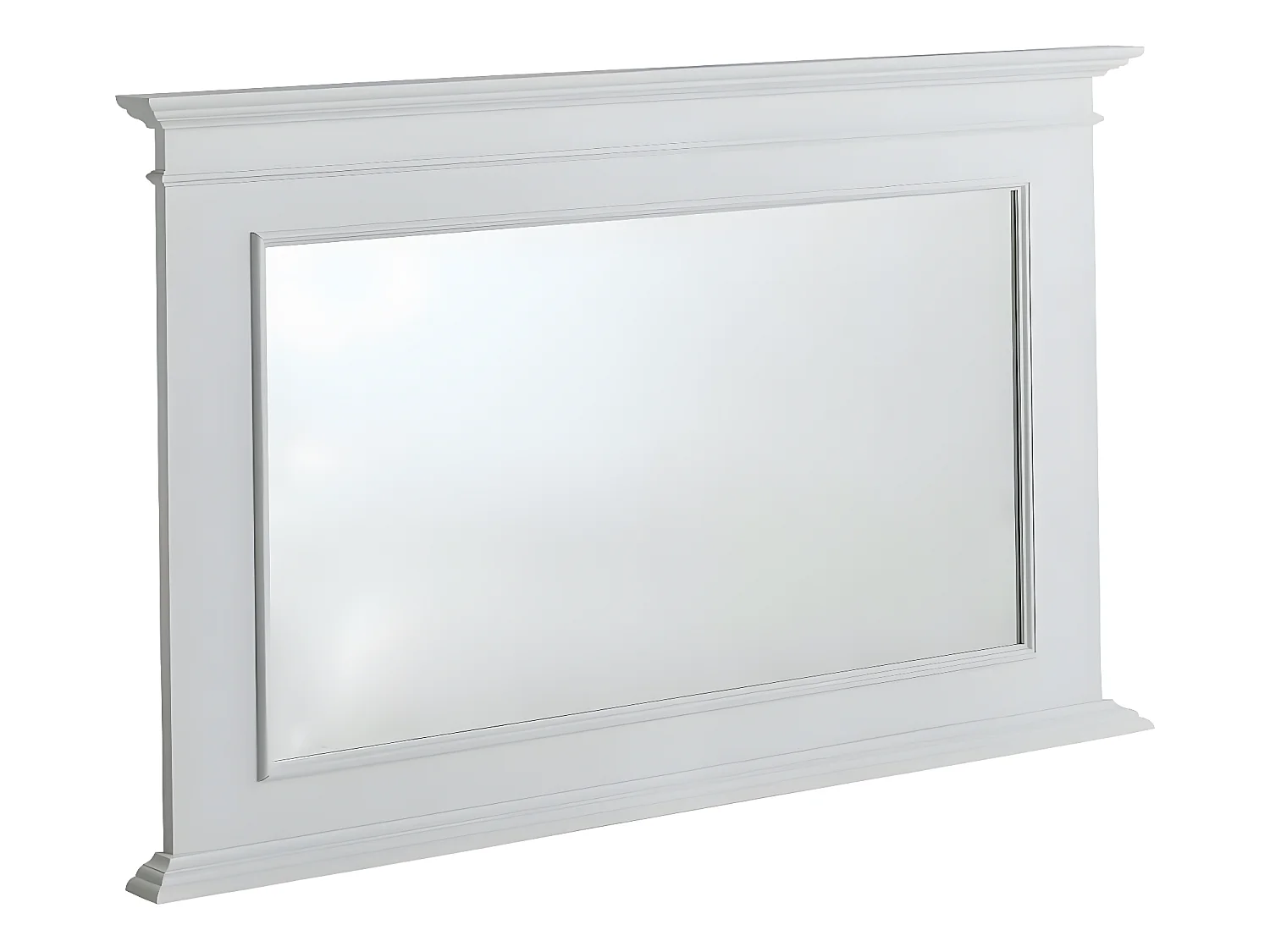 Miroir en bois de pin blanc Manel