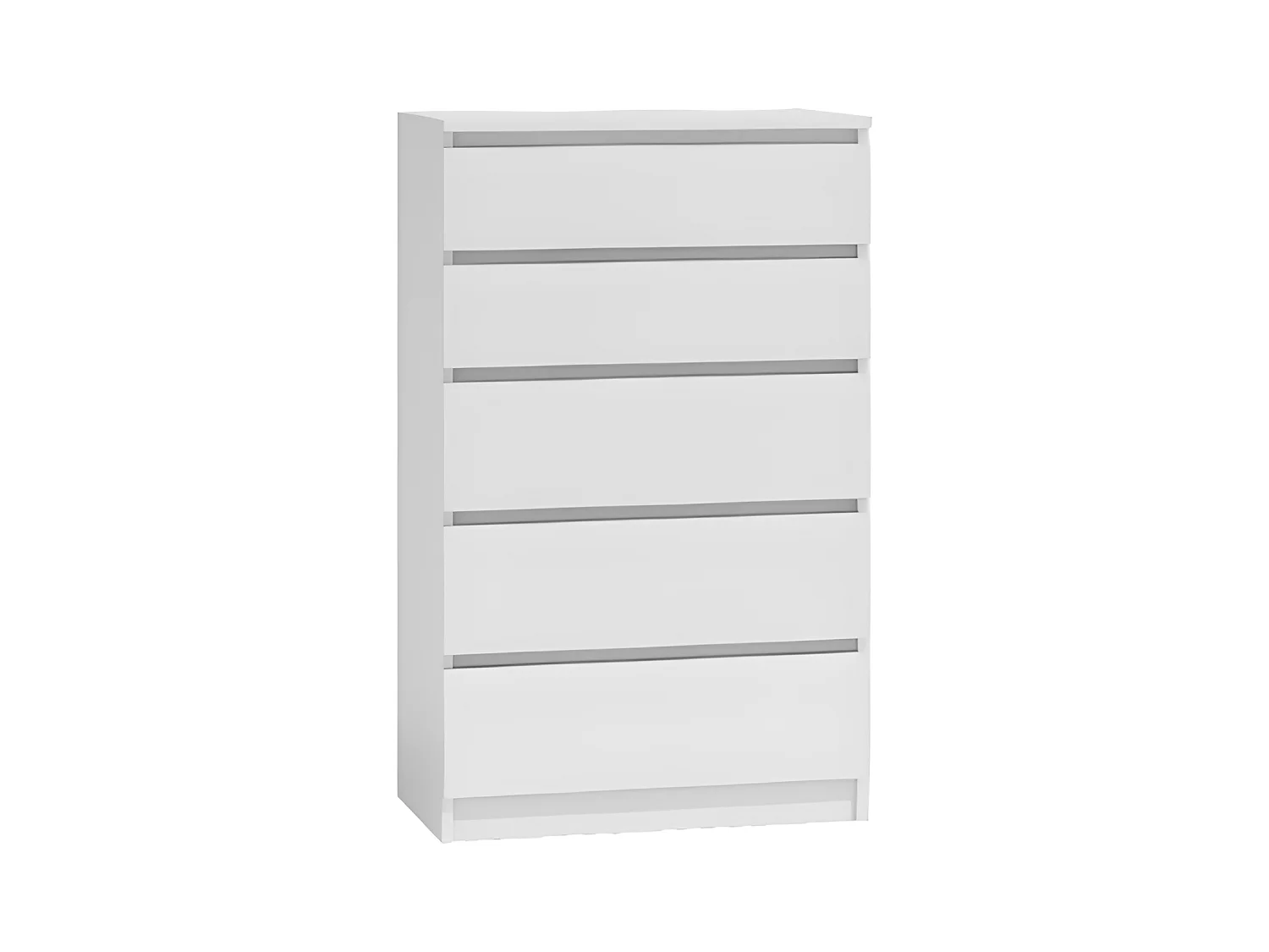 MILAN | Commode contemporaine chambre/salon/bureau 40x70x109.5 | 5 tiroirs coullissants | Meuble de rangementent | Chiffonier