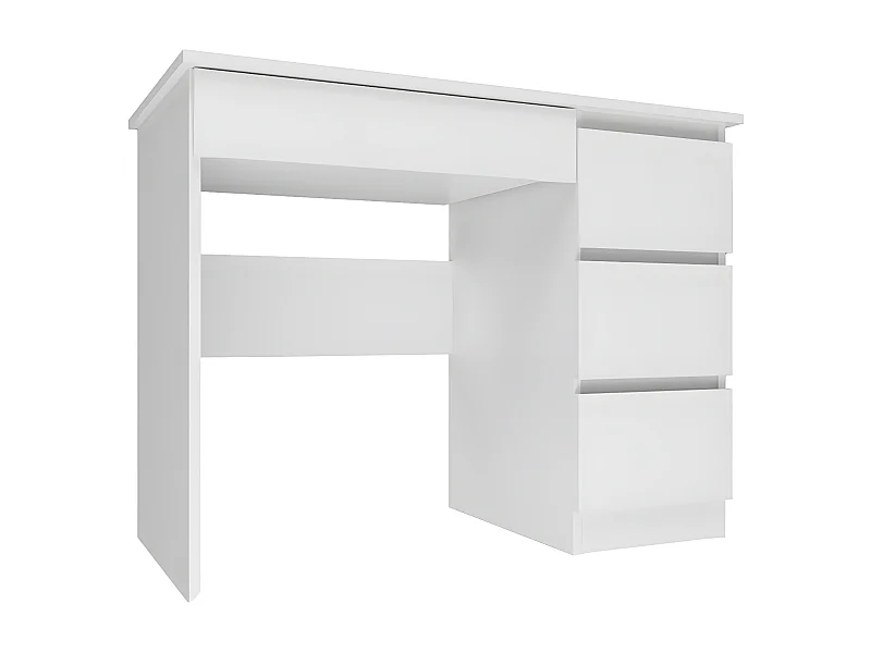 MESO - Scrivania dritta moderna per ufficio/camera da letto della gioventù - 98x51x76 cm - 4 cassetti