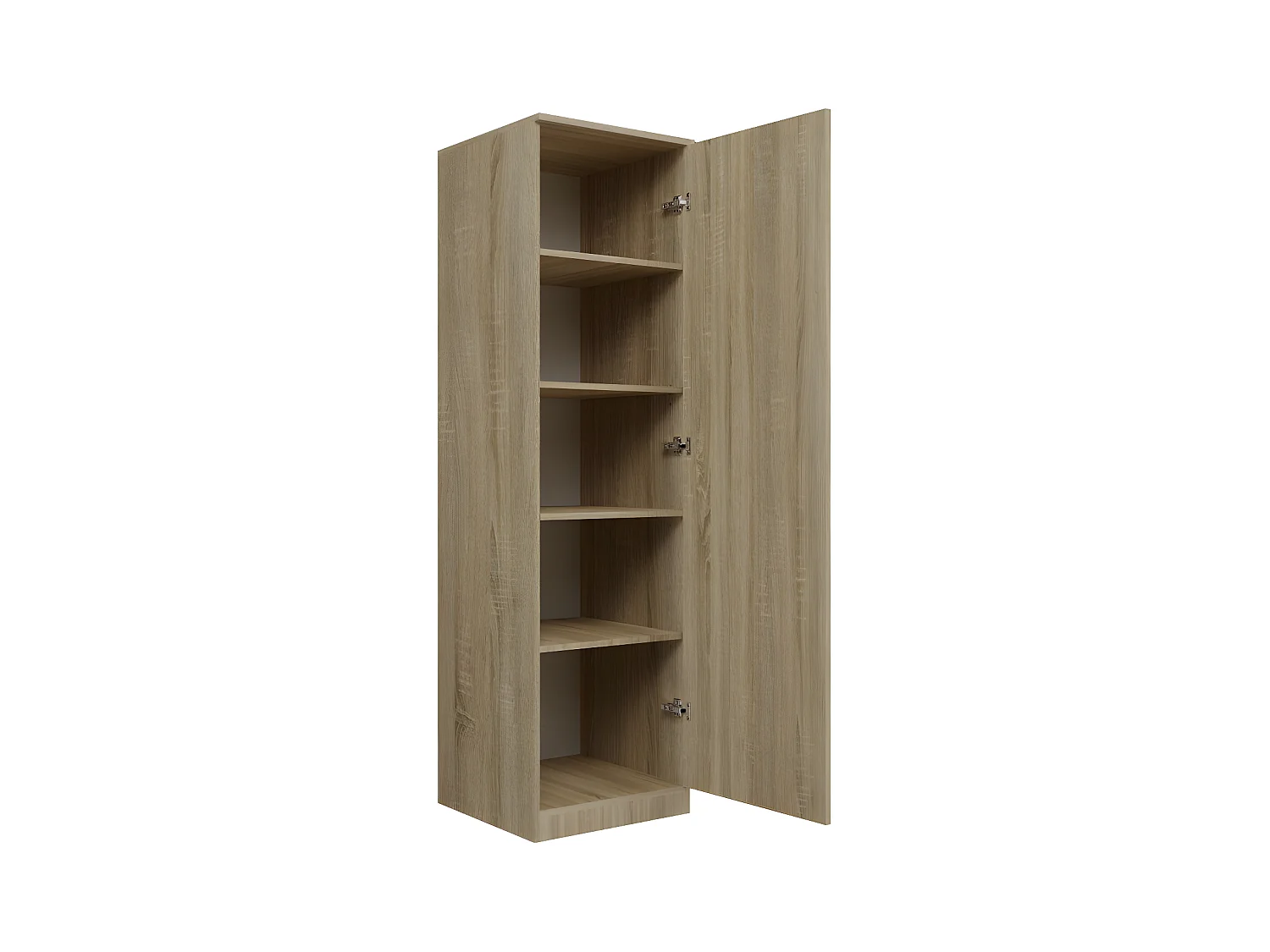 ESME - Armoire simple style scandinave chambre à coucher - 50x50x180 - 1 porte - Dressing