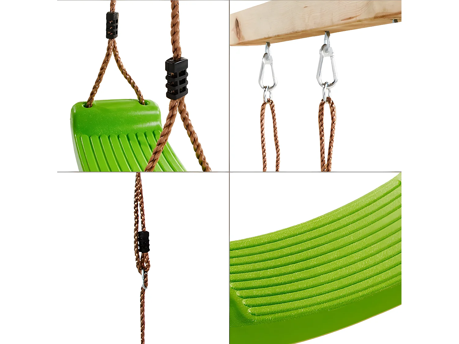 Balançoire extérieur pour enfant réglable pour aire de jeux