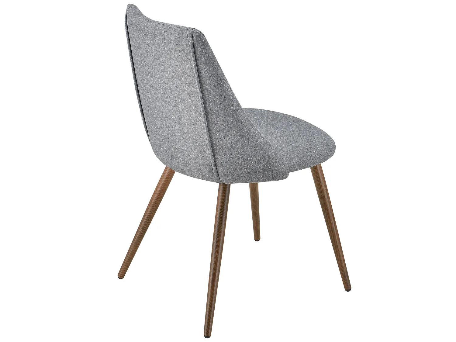 Lot de 2 Chaises de Salle à Manger Danzig Textile Métal 83x50x53 cm Gris Foncé [en.casa]