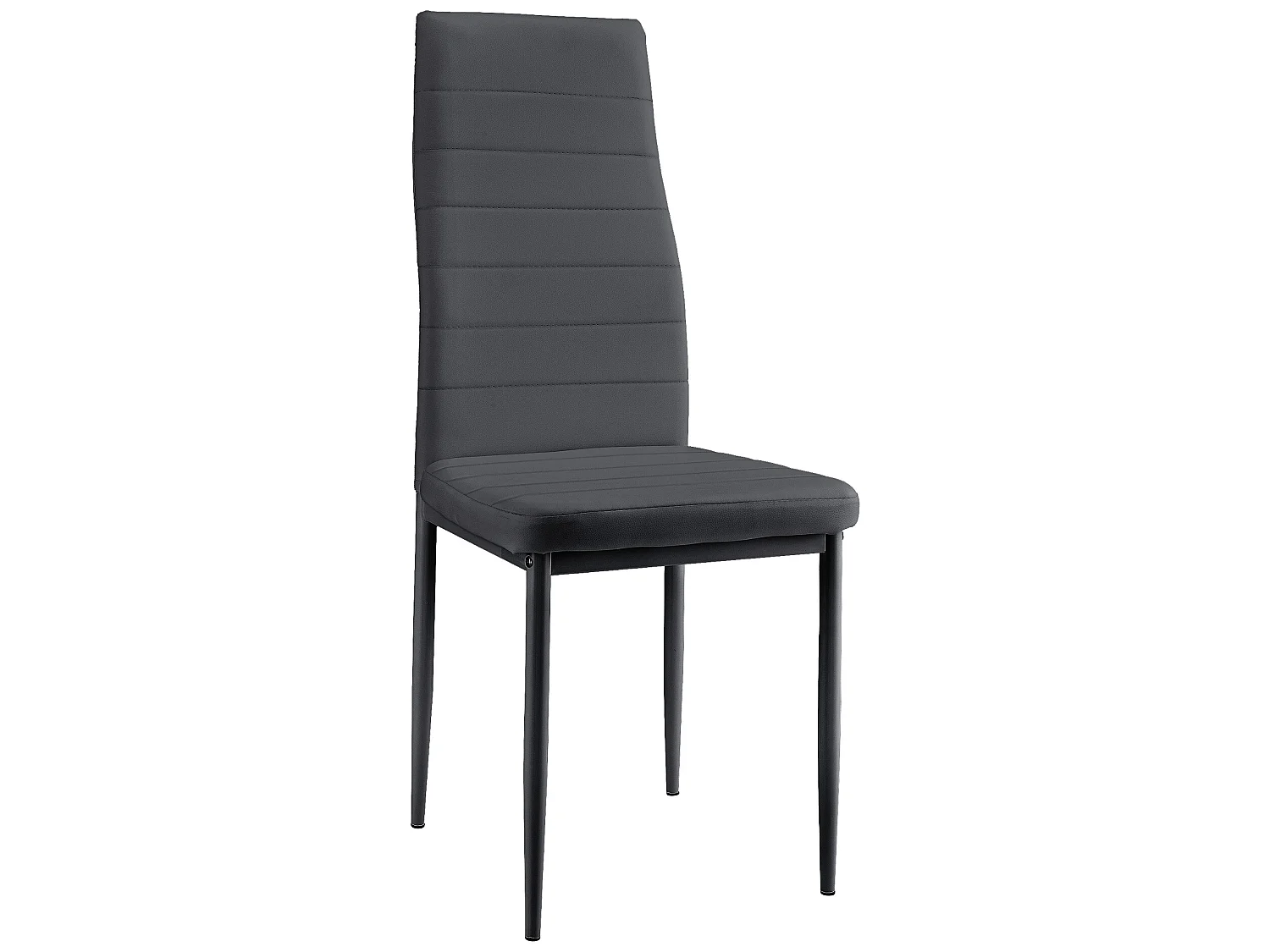 Kit de 6 x Chaises de Salle à Manger Simili 96 x 43 x 52 cm Gris Foncé [en.casa]