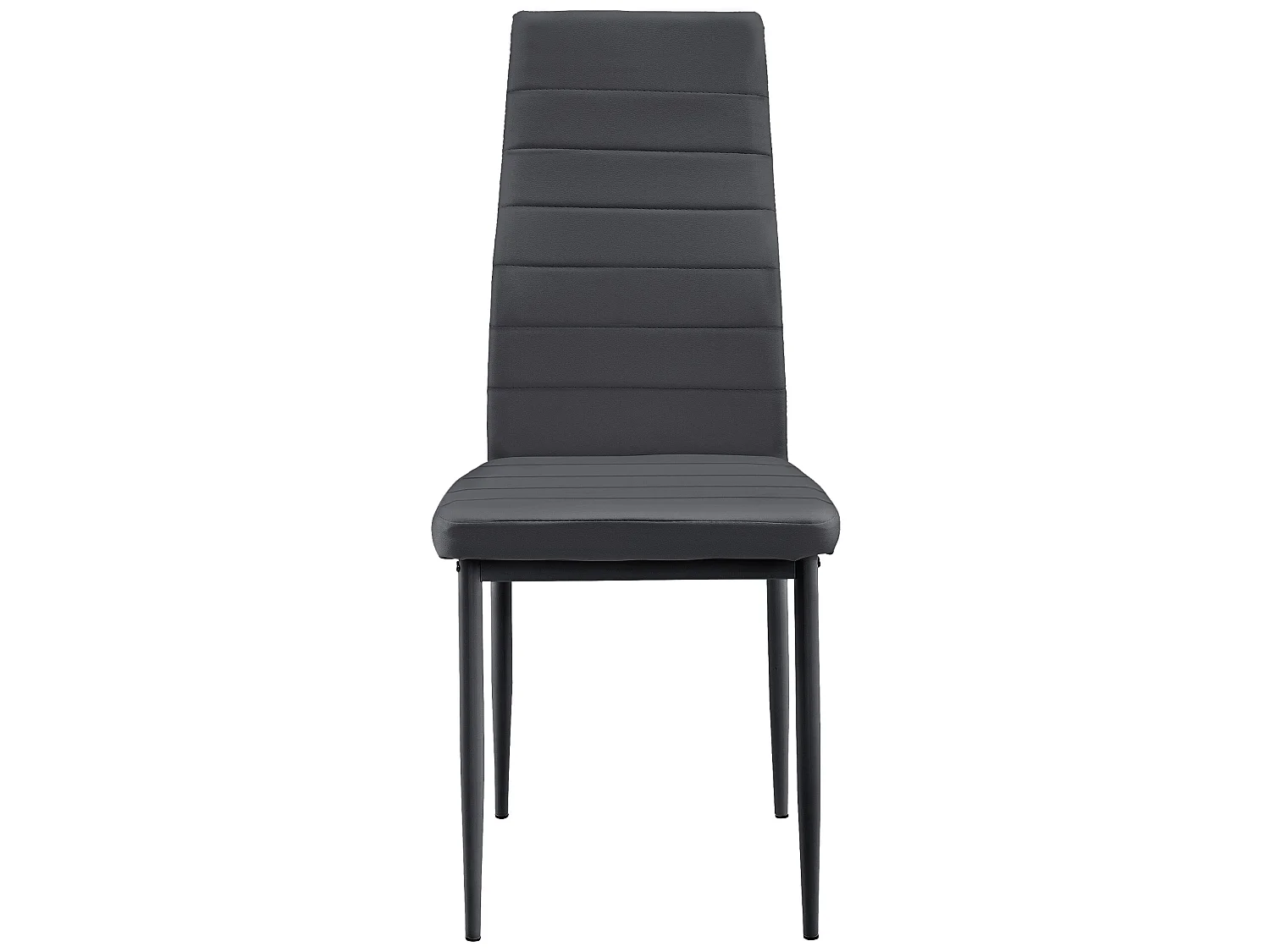 Kit de 6 x Chaises de Salle à Manger Simili 96 x 43 x 52 cm Gris Foncé [en.casa]