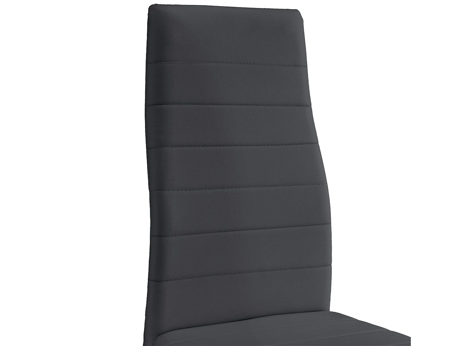 Lot De 2 Chaises De Salle à Manger Simili 96 x 43 x 52 cm Gris Foncé [en.casa]