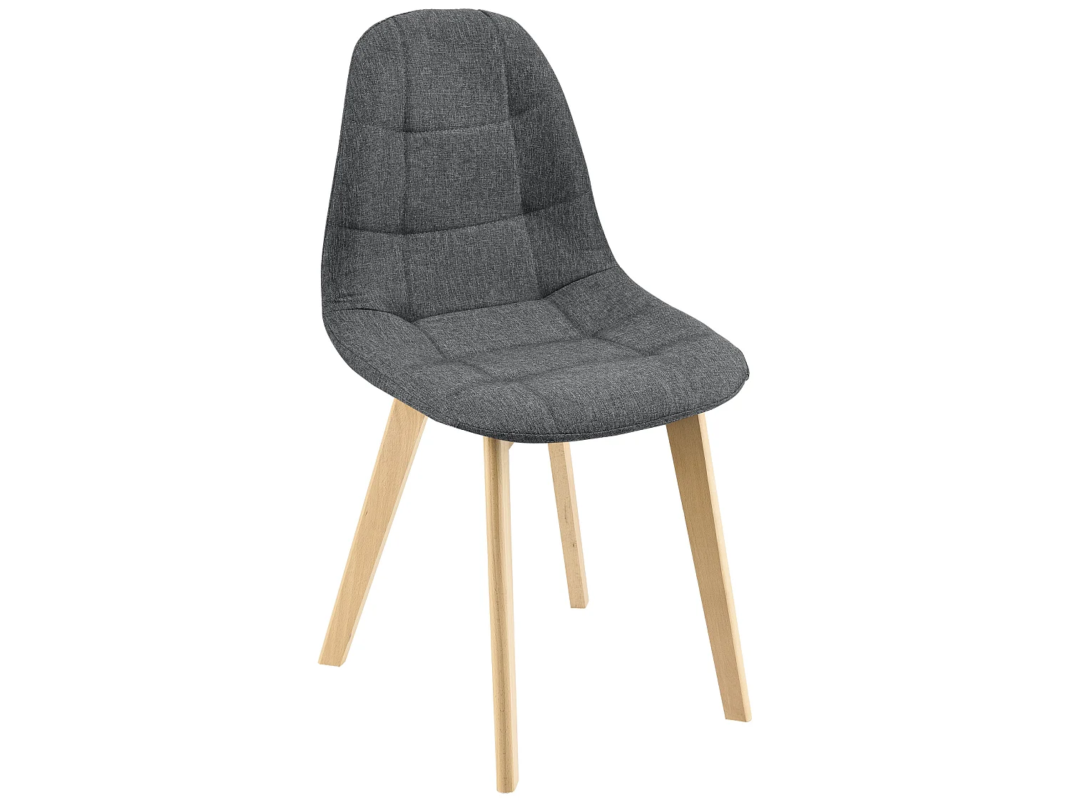 Lot de 2 Chaises de Salle à Manger Kopparberg 86 x 53 x 47 cm Gris Foncé [en.casa]