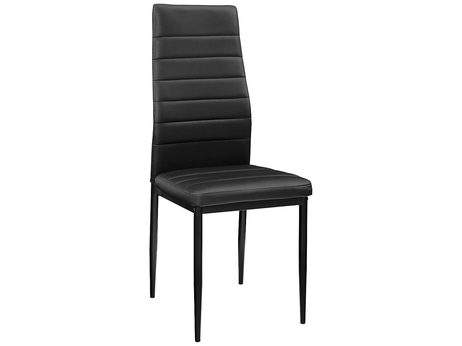 Lot De 2 Chaises De Salle à Manger Simili 96 x 43 x 52 cm Noir [en.casa]