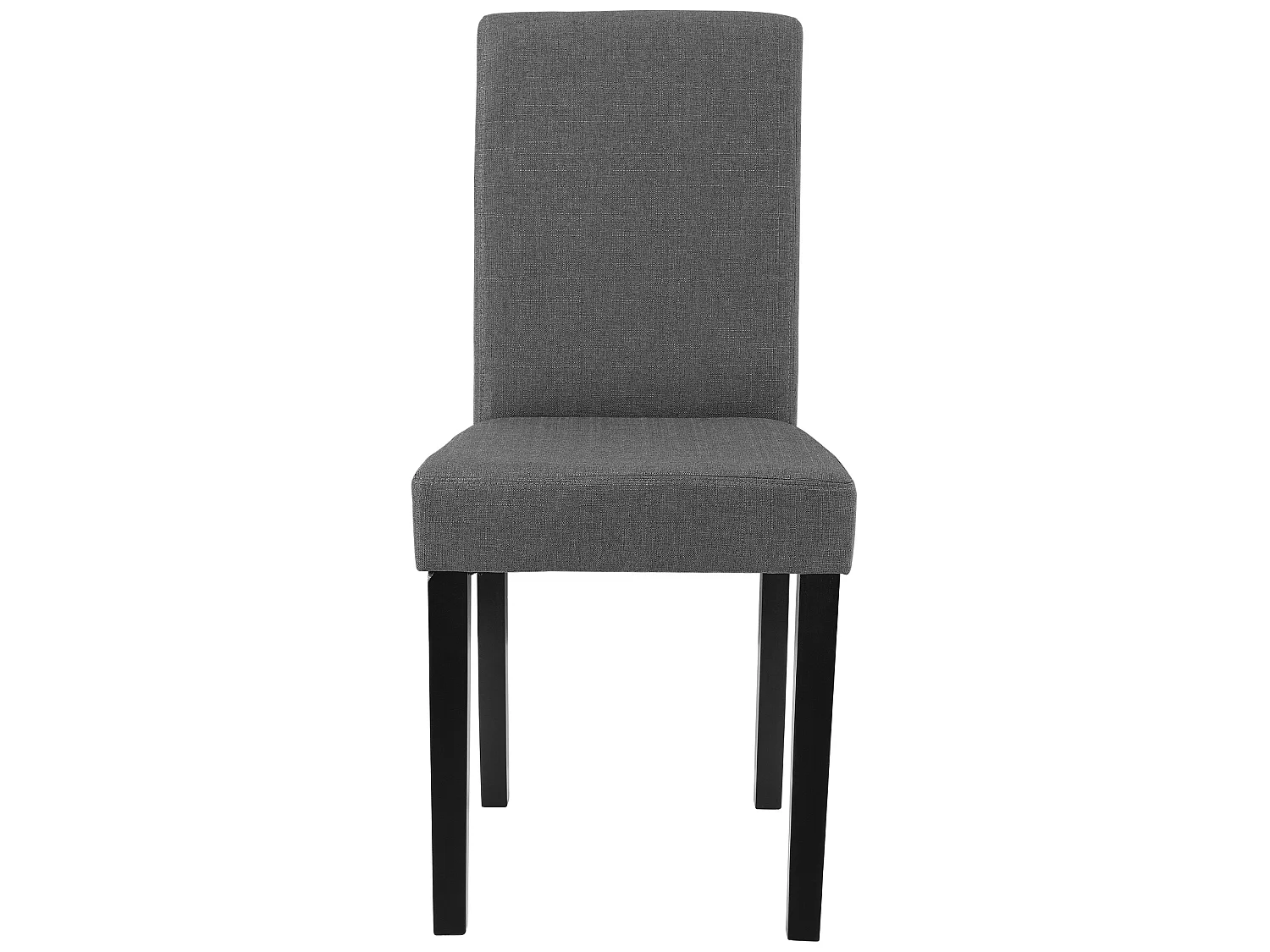 Set de 6 Chaises Rembourrées Den Haag Polyester Gris Foncé [en.casa]