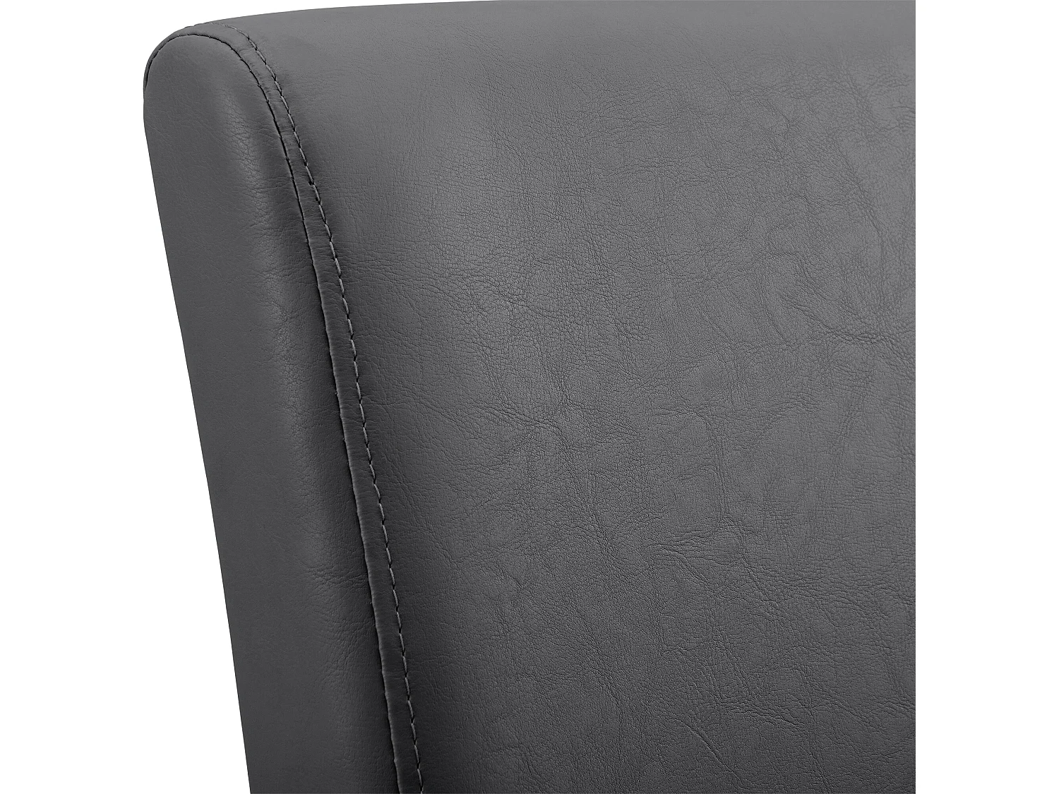 Kit de 8 Chaises Bois Simili 90 x 42 x 48 cm Gris Foncé [en.casa]