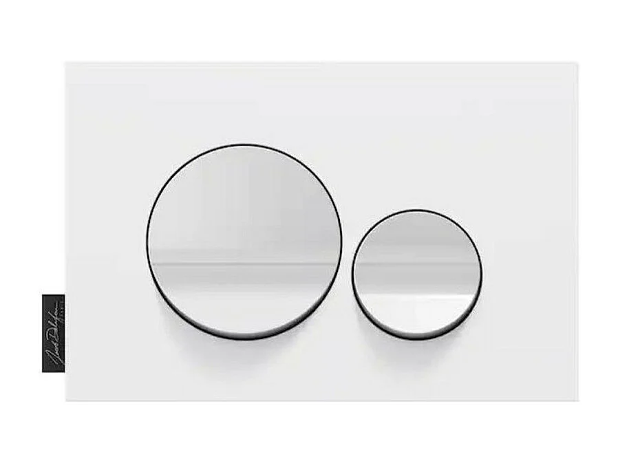 Pack WC suspendu sans bride compact JACOB DELAFON Nouvelle vague+ bâti-support + plaque Blanc brillant/Blanc mat