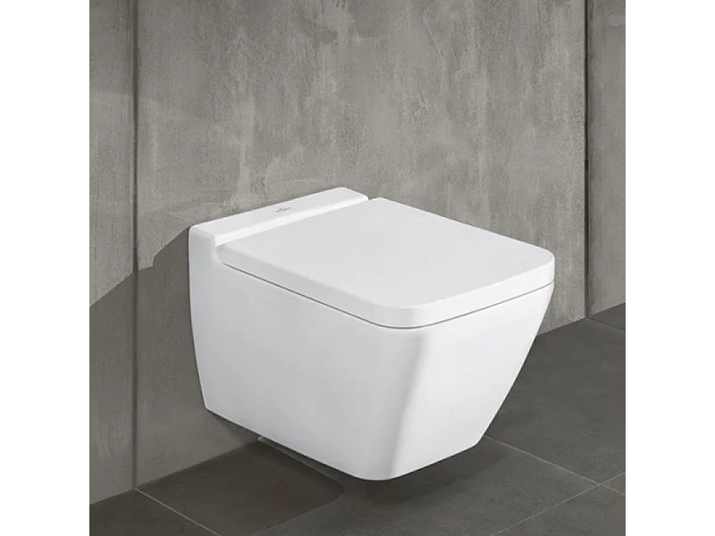 WC suspendu sans bride VILLEROY ET BOCH Finion avec abattant