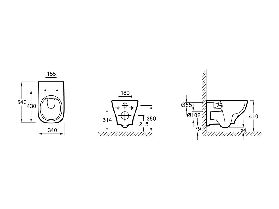 Jacob Delafon - Pack WC suspendu sans bride Struktura + abattant + plaque + bâti